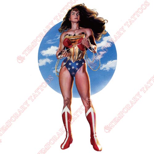 Wonder Woman Customize Temporary Tattoos Stickers NO.375